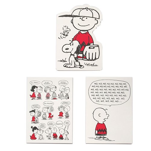 205剪刀石頭紙 Snoopy日本套卡3入 棒球隊慶生【Hallmark-Peanuts生日賀卡】