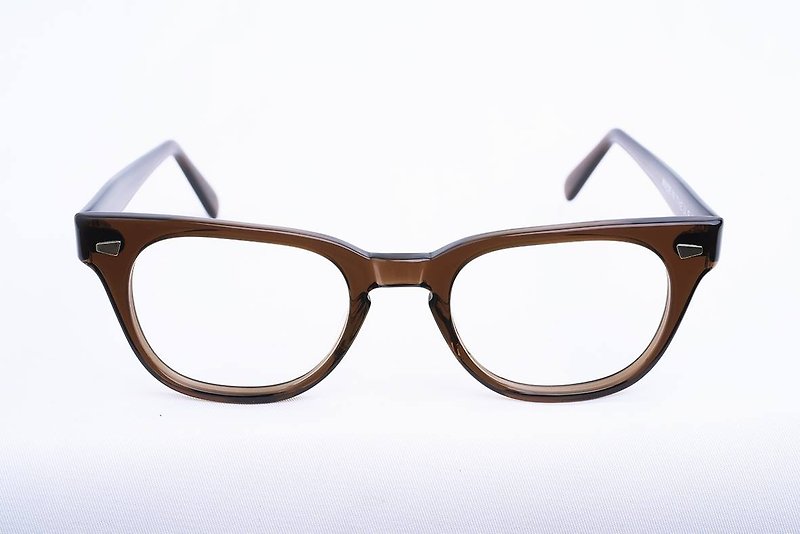 Vintage Pathway Optical eyewear 美國絕版老眼鏡 - 眼鏡/眼鏡框 - 塑膠 卡其色