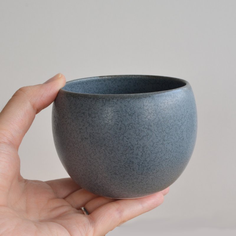美濃焼　翠　丸碗　空色ねず　teacup|小鉢|お碗 - 茶壺/茶杯/茶具 - 陶 灰色