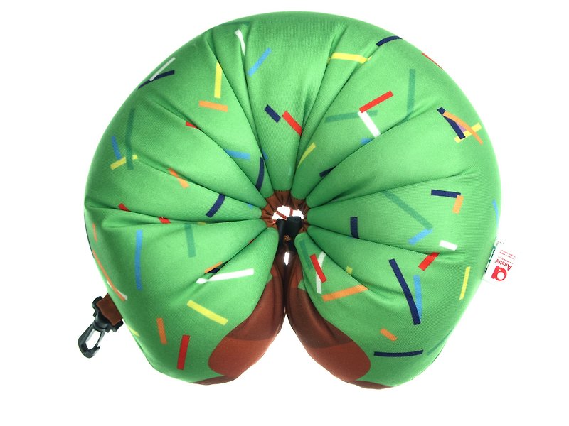 Joli donut Green Multifunction travel cushion - อื่นๆ - เส้นใยสังเคราะห์ 
