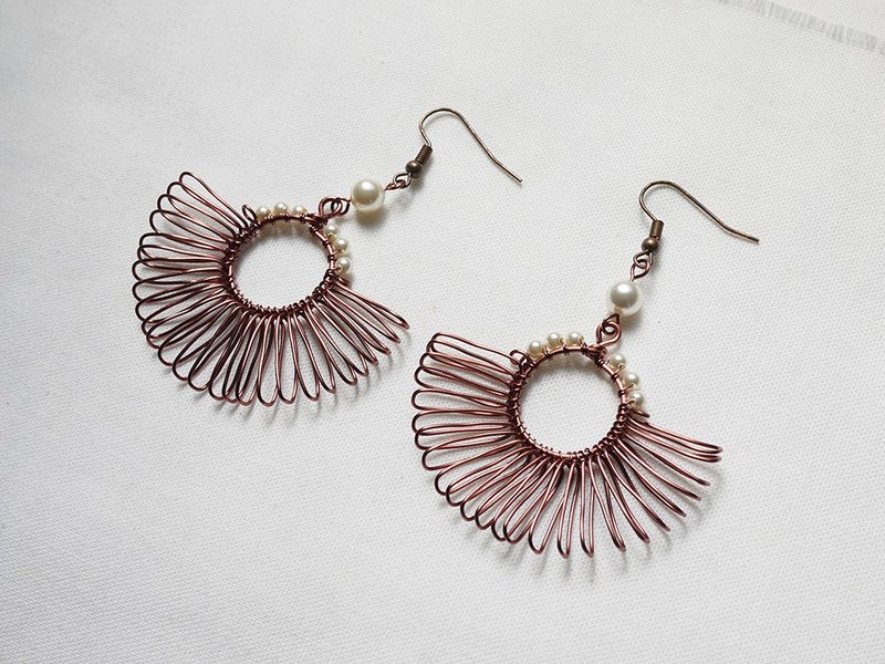 glamorous earrings - Earrings & Clip-ons - Other Metals 