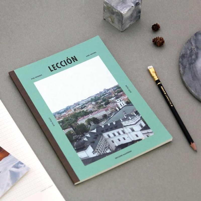 Second-Mansion European style photo book learning notepad L-02 mint green, PLD65683 - สมุดบันทึก/สมุดปฏิทิน - กระดาษ สีเขียว