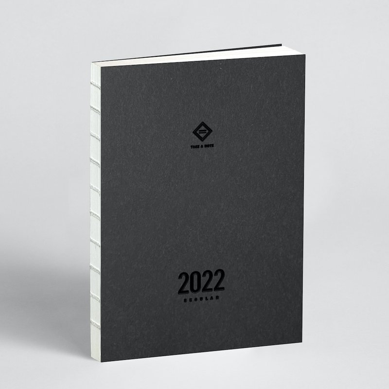 2022 REGULAR 時效日誌-中文版 A5【含特典】 - 筆記本/手帳 - 紙 黑色