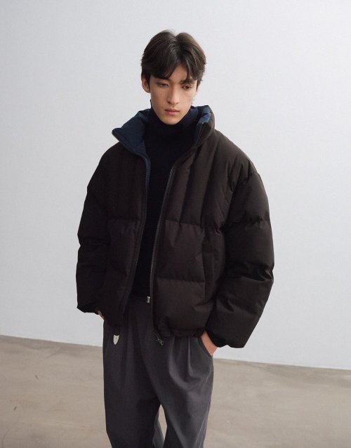 有時又一 YOSHIYOYI 日系復古 90白鴨絨羽絨服 加厚保暖外套
