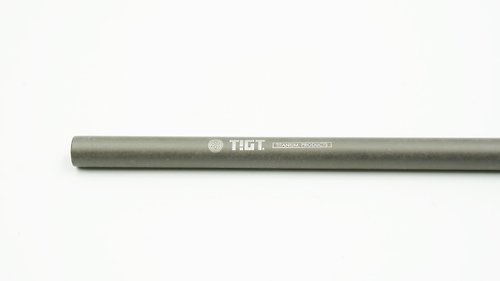 TIGT 鈦金趨勢 TIGT- 鈦吸管 - 石紋色 - 8mm 管徑 Grade1 鈦金屬製