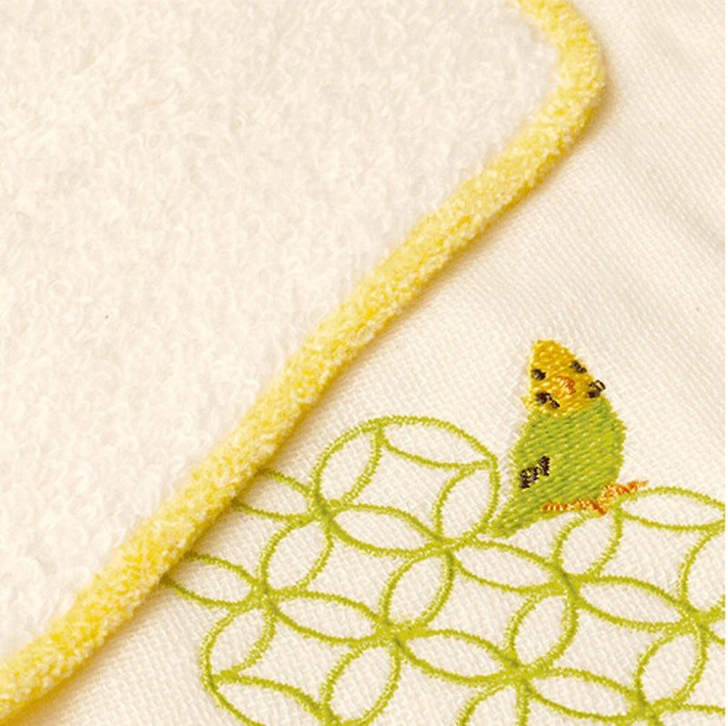 Earth Tree fair trade -- Binwen sample piping embroidered cotton handkerchief (three styles) - Handkerchiefs & Pocket Squares - Cotton & Hemp 