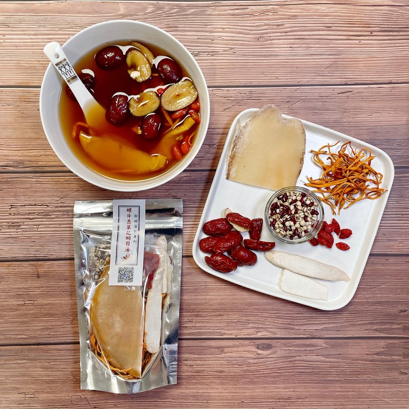 四季養生茶館 - 螺片蟲草花明目湯 (約65克) - 養生/保健食品/飲品 - 其他材質 