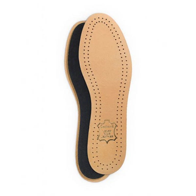 Collonil 天然原色羊皮吸濕透氣除臭鞋墊/一雙 -ARGIS日本手工製 - 鞋墊/周邊 - 其他材質 咖啡色