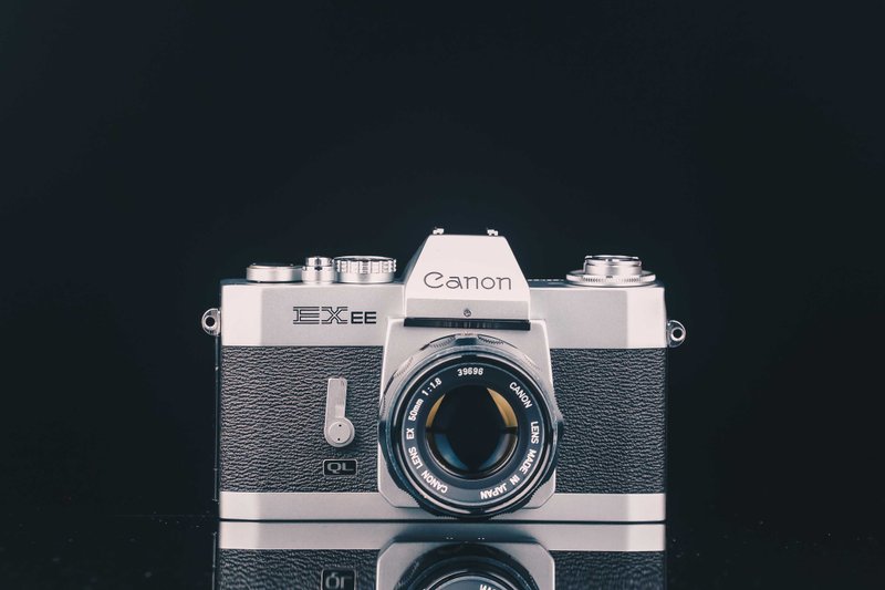 Canon EX EE QL+CANON EX 50mm F=1.8 #8425 #135底片相機 - 相機/拍立得/底片相機 - 其他金屬 