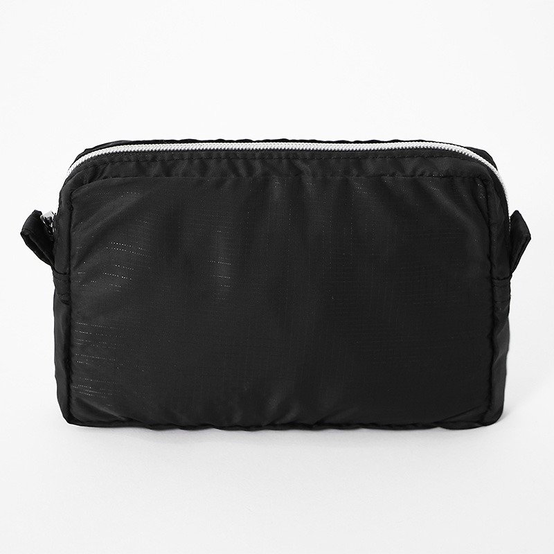 Sold out storage bag (small) black - กระเป๋าเครื่องสำอาง - เส้นใยสังเคราะห์ สีดำ