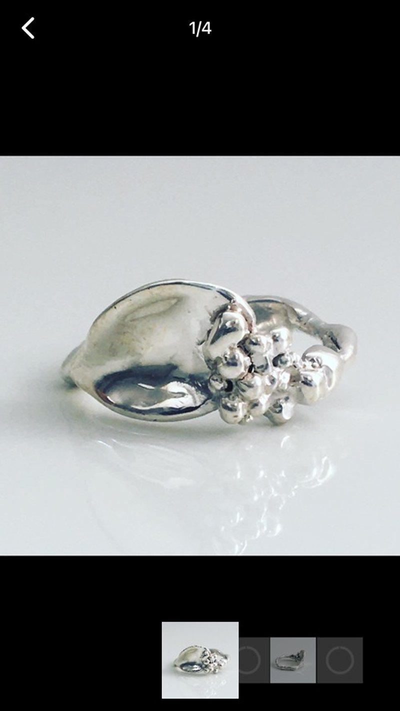 Silver ring "contemporary" sr-1 - แหวนทั่วไป - โลหะ 