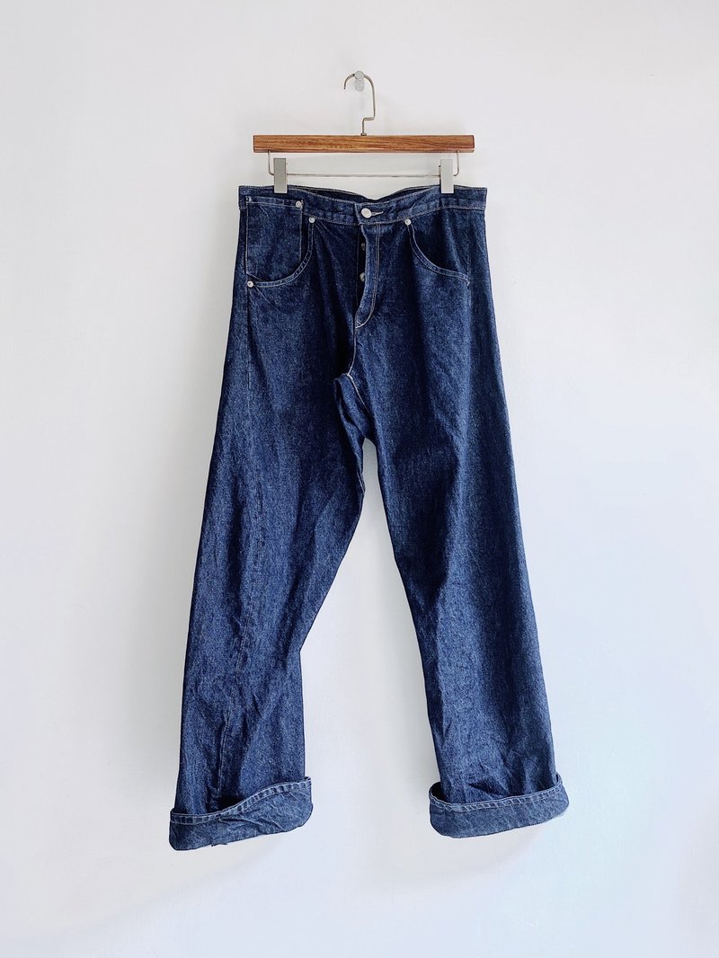 levis/ W32L31 3D褲 H90 00002-0835古著中腰丹寧牛仔長褲vintage - 男長褲/休閒褲 - 棉．麻 藍色
