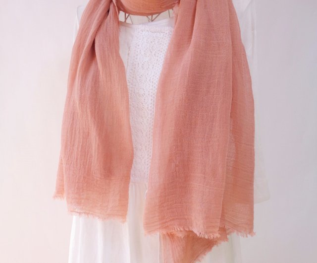 ダブルガーゼ2重巻きスヌードハンドメイド