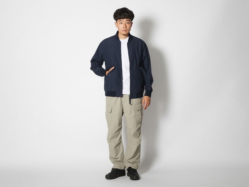 Light Mountain Cloth 外套 海軍藍 - 男夾克/外套 - 尼龍 藍色