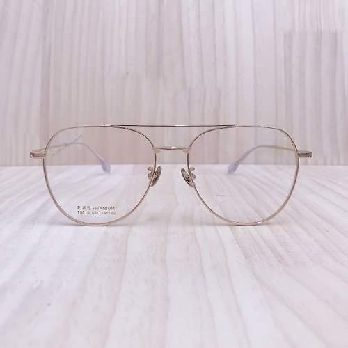EGlasses。眼鏡物語 站內最高等級UV420濾藍光0度眼鏡│極視鈦飛行款大方框系列TB2
