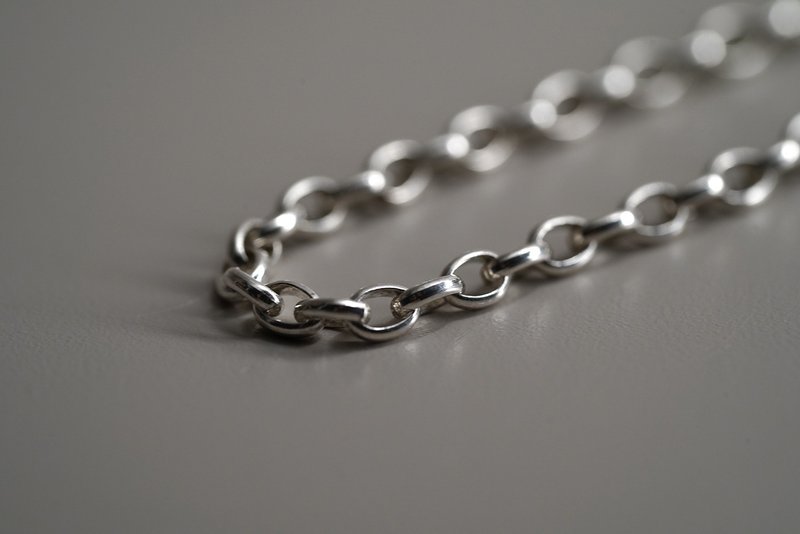 925銀 SN3 2.5mm圈圈鍊 (銀色) - 項鍊 - 純銀 