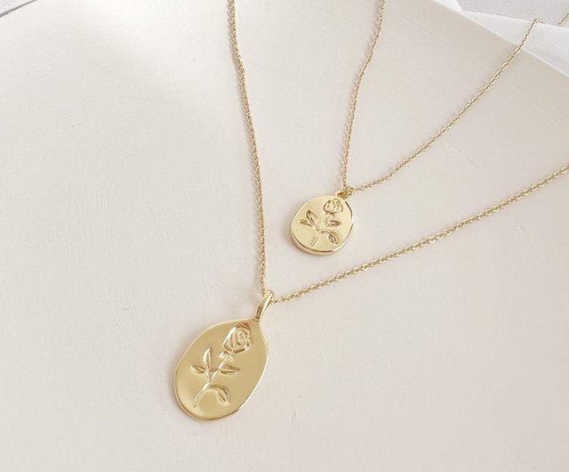 18KGF】Heart Gold Key Necklace - First Heart #Matching Heart Shape - Shop  The Moon Accessories Necklaces - Pinkoi