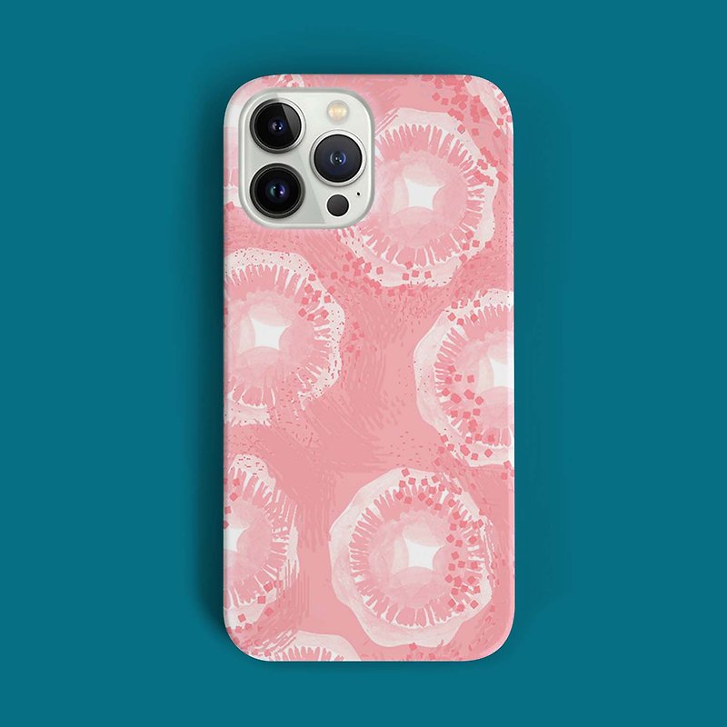 Smore flower Phone case - เคส/ซองมือถือ - พลาสติก สึชมพู