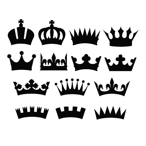 JustGreatPrintables Crown svg, crowns svg, crown template, crown pdf, crown png, crowns png, Cricut