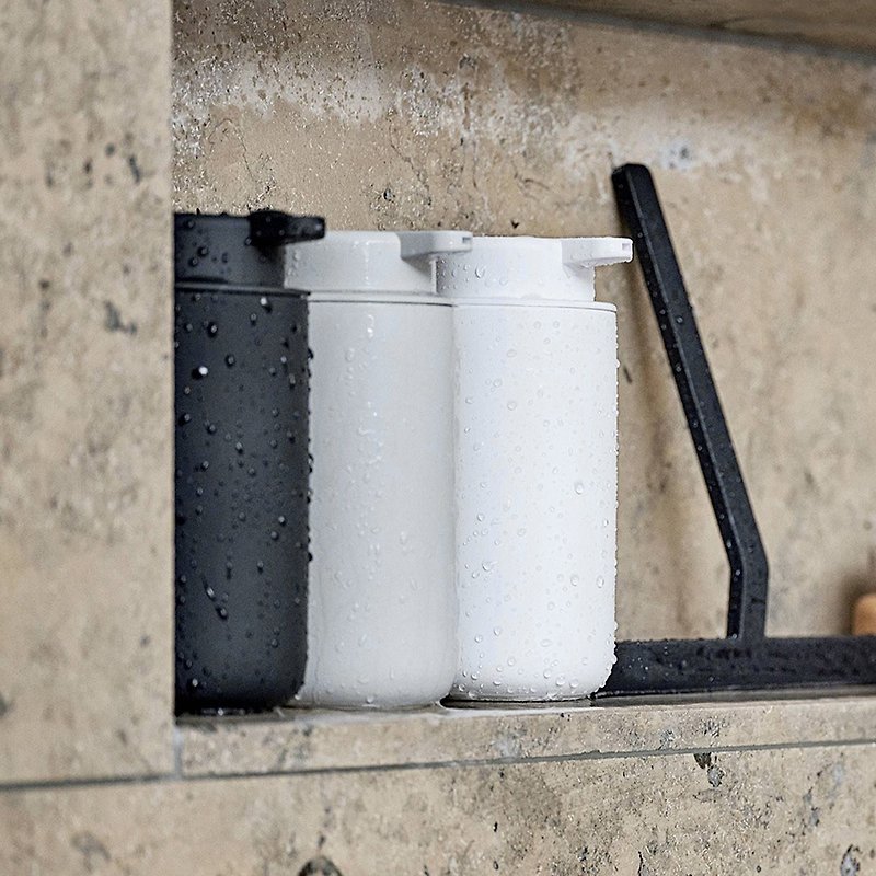 Denmark ZONE Ume Press Type Ceramic Soap Dispenser-450ml-Multicolor Optional - Bathroom Supplies - Porcelain 