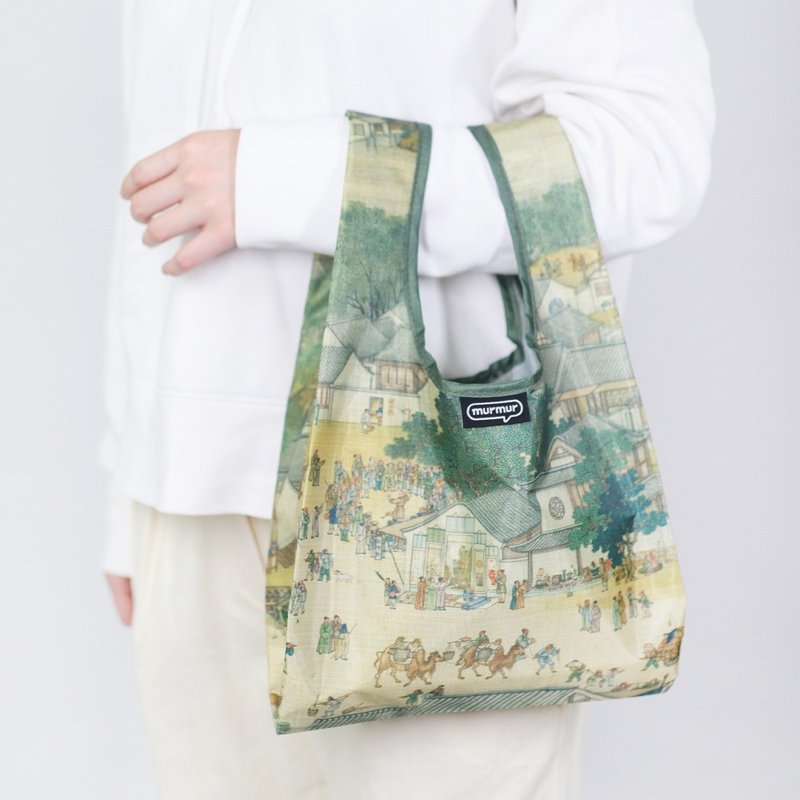 murmur - lunch box bag BDB159 - กระเป๋าถือ - เส้นใยสังเคราะห์ สีเขียว