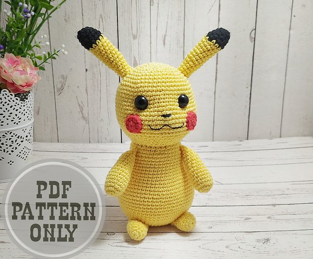 pikachu sewing pattern