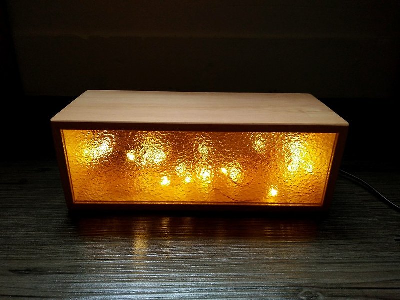 Taiwan Elm atmosphere lamp holder - Lighting - Wood Brown