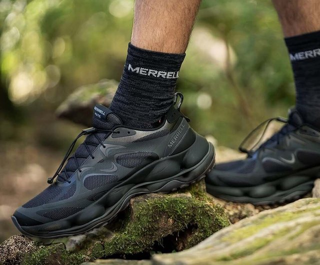 MERRELL ハイキングシューズ ゴアテックス ブラック メンズ メレル MERRELL ハイキングシューズ スニーカー モアブ スピード