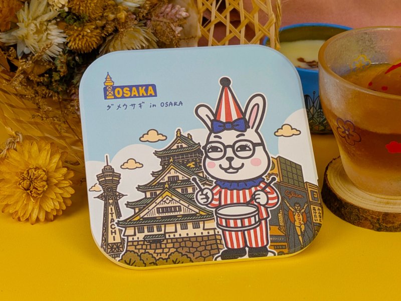 陶瓷杯墊【廢兔 in Osaka】 - 杯墊 - 陶 