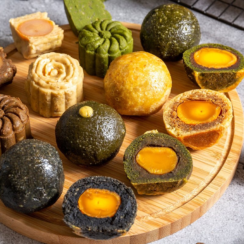 【Light Tea Mooncake Gift Box】Mid-Autumn Mooncakes/Ketogenic Desserts/Souvenirs