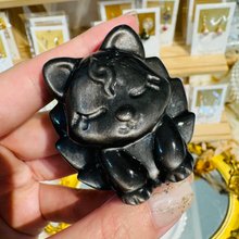 ルチル置物（九尾） 35九尾ルチル 台座付き | 古代中国の幸福の象徴 - Crapemyrtle