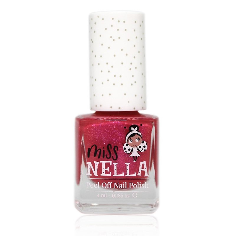 British [Miss NELLA] Water-based safe nail polish for children - Sparkling Peach(MN10) - Nail Polish & Acrylic Nails - Other Materials Pink