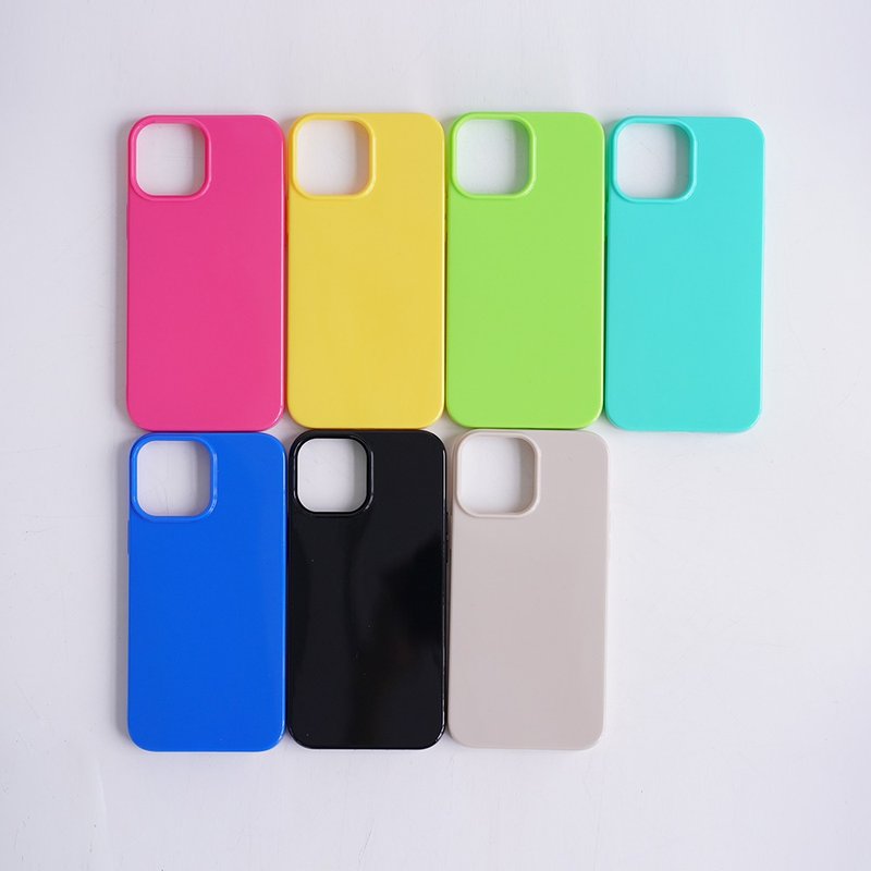 複数の色でカスタマイズされた携帯電話ケース、任意の写真やテキストでカスタマイズ可能、カラー光沢のある iPhone 15 ソフトケース - スマホケース・カバー - その他の素材 多色