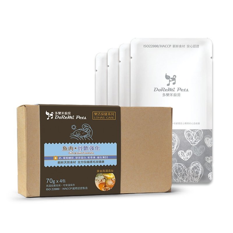 【多樂米廚房】樂活保健 台灣鯛+骨骼強化(添加葡萄糖胺、軟骨素) - 貓罐頭/鮮食 - 新鮮食材 藍色