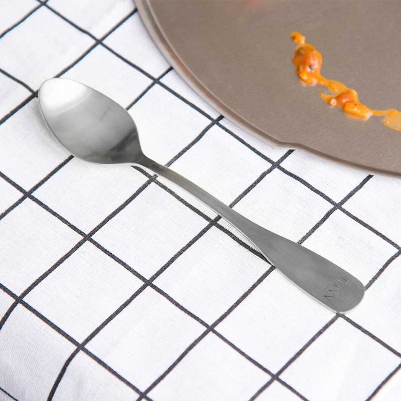 純鈦 湯匙 - 刀/叉/湯匙/餐具組 - 其他金屬 銀色