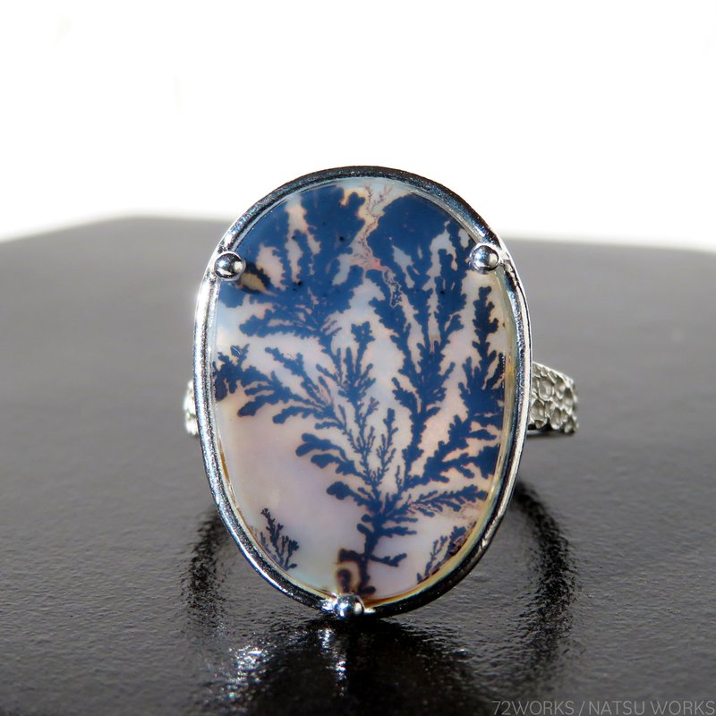 デンドリティック アゲート リング / Dendritic Agate Ring 3 - 戒指 - 寶石 咖啡色