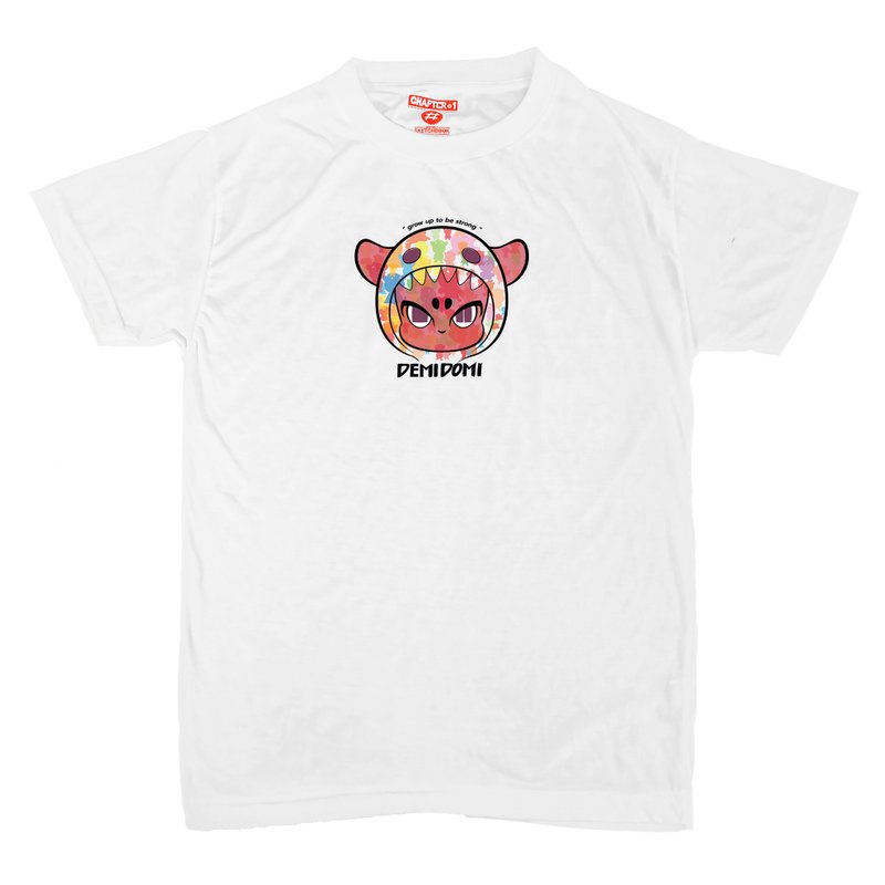 Rainbow Demidomi unisex men woman cotton mix Chapter One T-shirt - 男 T 恤 - 棉．麻 白色