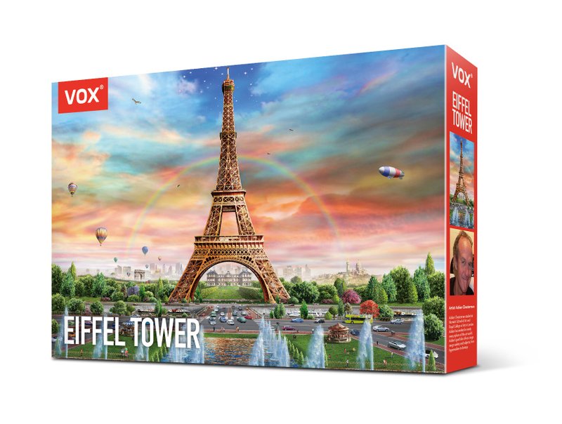 Eiffel Tower 1000 Piece Puzzle - เกมปริศนา - กระดาษ 