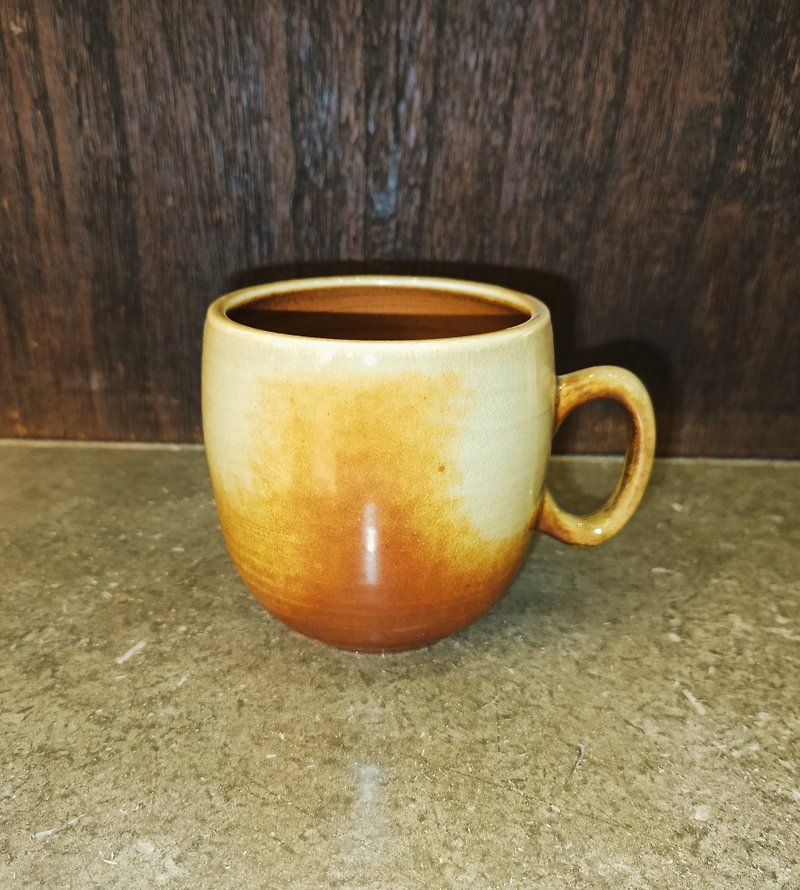薪焼き素焼きマグカップ - 鶯歌陶芸家 李敏瑞 - マグカップ - 陶器 