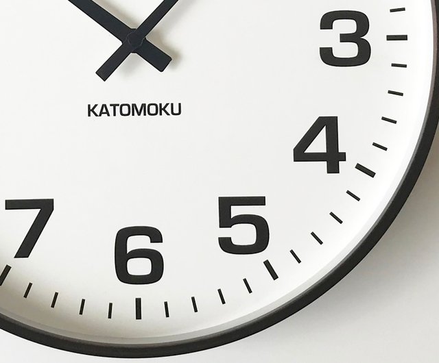 KATOMOKU plywood clock 15 棕色(km-92BR) 掛鐘日本製造- 設計館