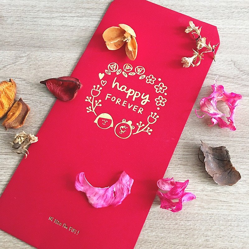 Happy Forever－FIFI Happy Red Packet－Five Packs - Chinese New Year - Paper Red
