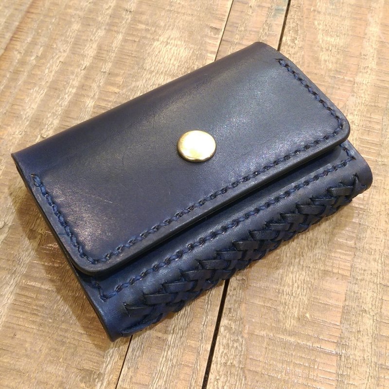 Genuine Leather Card Holders & Cases Multicolor - Customized business card holder, free lettering and embroidered words