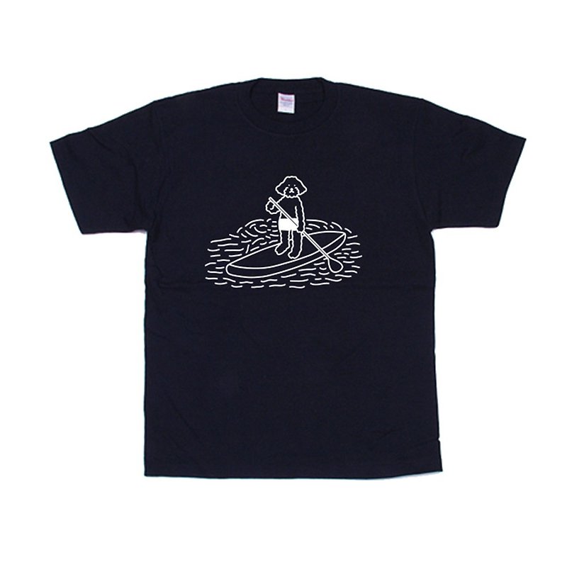 Paddle board T Shirt (3 Colors) - 中性衛衣/T 恤 - 棉．麻 藍色