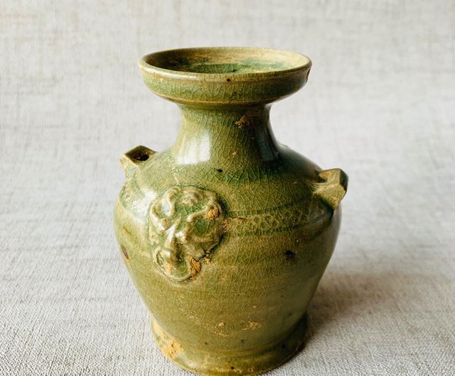 誠実】 骨董コレクション宋代単色釉窯器細頸花瓶時代物宋代製磁中国 