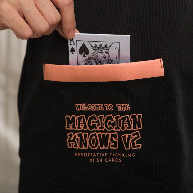 Magician Knows V2 / Seize the day x 808 -  shoulder slope drop and  wide T-shir - Unisex Hoodies & T-Shirts - Cotton & Hemp Black