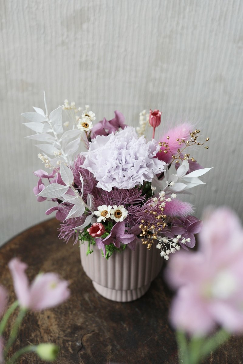 永生康乃馨小桌花 5色【材料包】 - 乾燥花/永生花 - 植物．花 多色