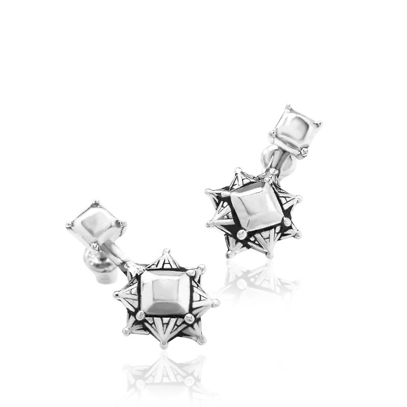 Silver Earrings & Clip-ons Silver - Meru earring