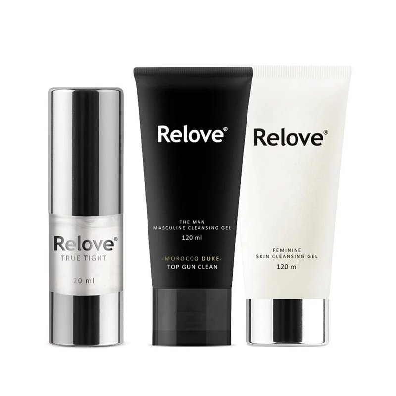 Relove Feminine intimate wash & Masculine cleasing gel set - ผลิตภัณฑ์ดูแลจุดซ่อนเร้น - วัสดุอื่นๆ ขาว