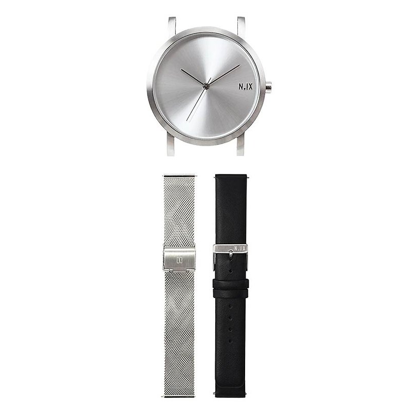 Minimal Watches: SILVER SET - 女裝錶 - 其他金屬 銀色