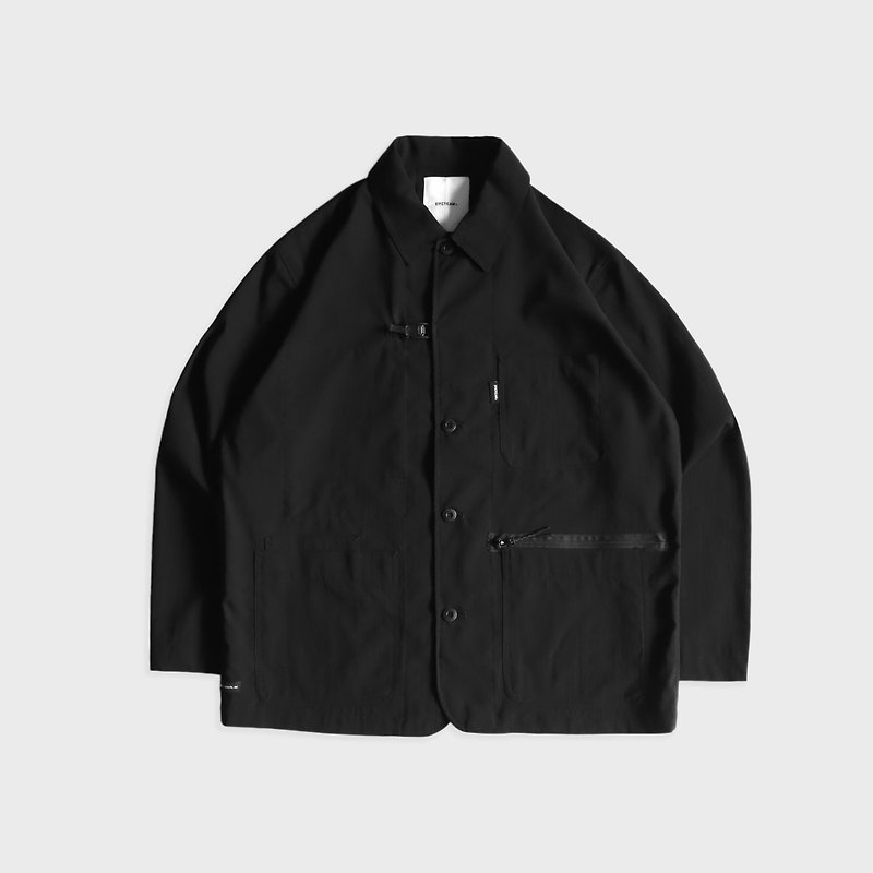 DYCTEAM - Coolmax Loose Work Jacket (black) - เสื้อโค้ทผู้ชาย - วัสดุอื่นๆ สีดำ